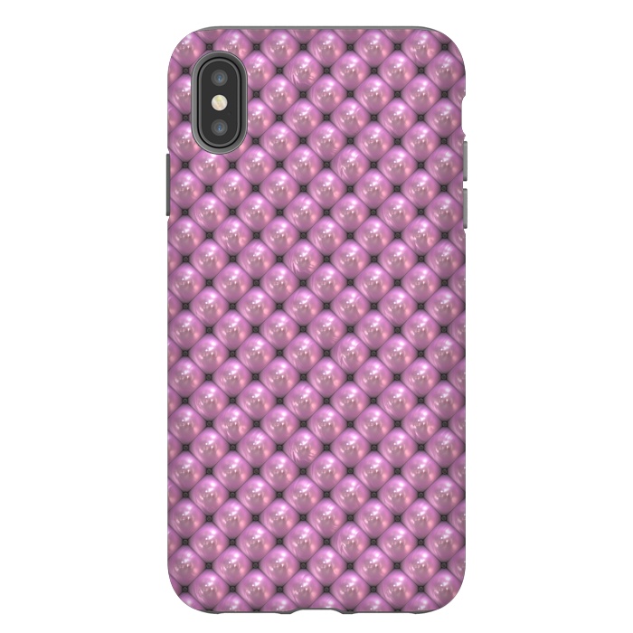 iPhone Xs Max StrongFit Pink Pearls by Andrea Haase