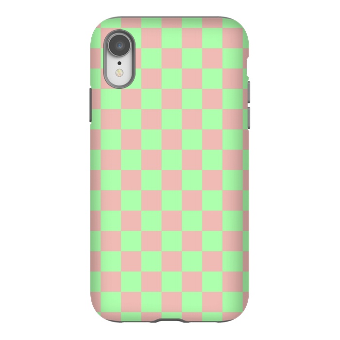 iPhone Xr StrongFit Checkered Pattern I by Art Design Works