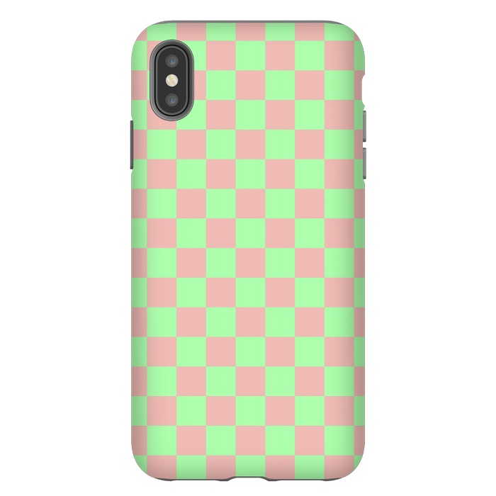 iPhone Xs Max StrongFit Checkered Pattern I by Art Design Works