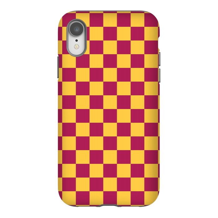 iPhone Xr StrongFit Checkered Pattern VII by Art Design Works