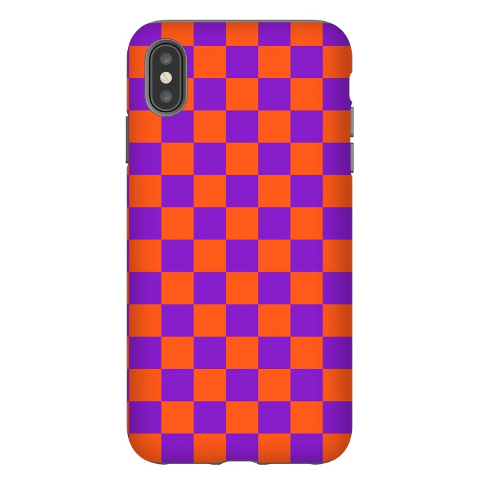 iPhone Xs Max StrongFit Checkered Pattern VIII by Art Design Works