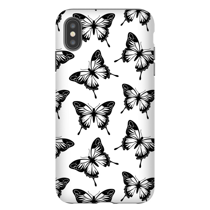 iPhone Xs Max StrongFit Elegant butterflies by Martina