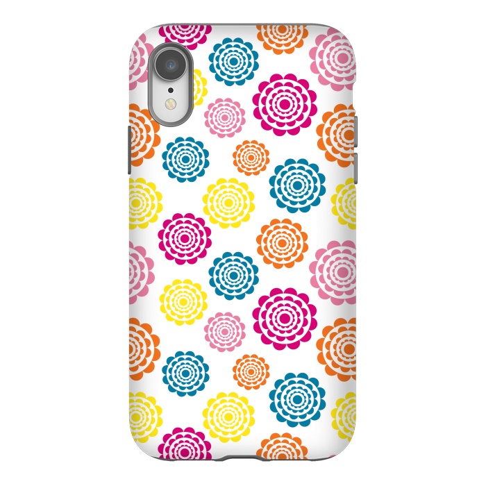 iPhone Xr StrongFit Bright Flowers by Martina