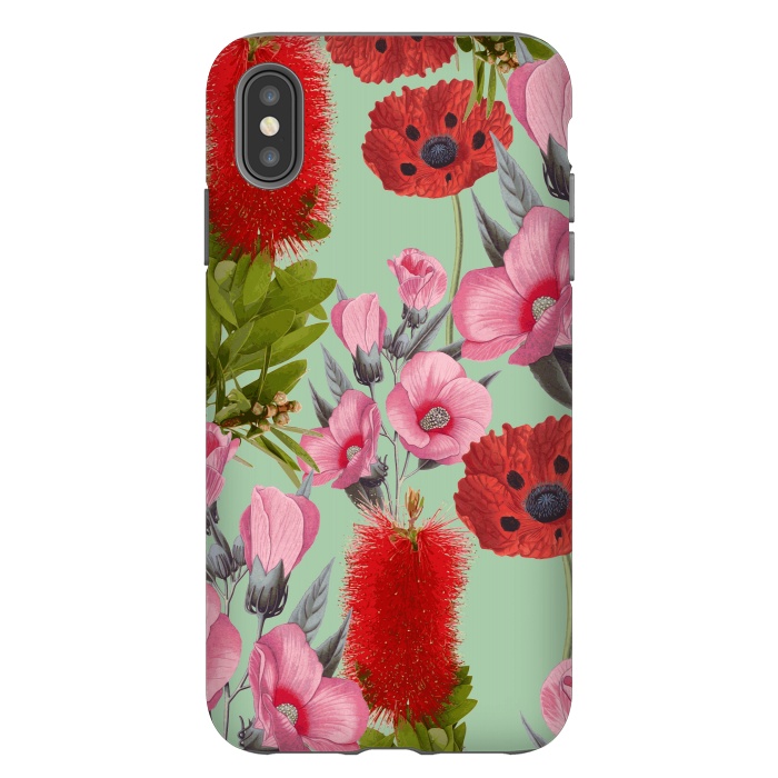 iPhone Xs Max StrongFit Bushland Florals by Zala Farah