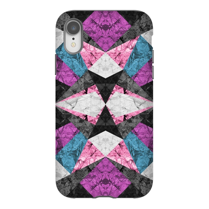 iPhone Xr StrongFit Marble Geometric Background G438 by Medusa GraphicArt