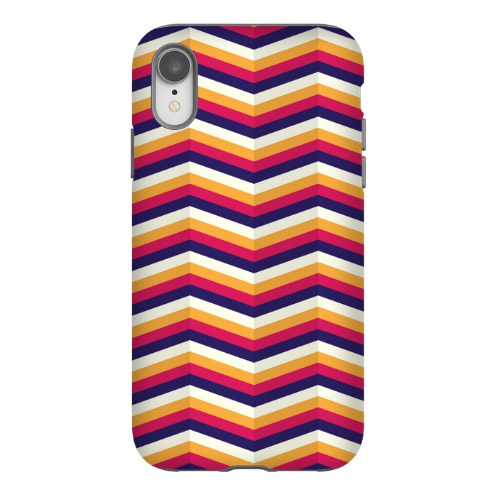 iPhone Xr StrongFit TRIANGLE LINES PATTERN by MALLIKA