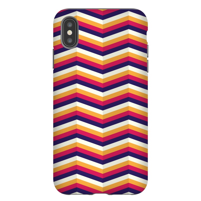 iPhone Xs Max StrongFit TRIANGLE LINES PATTERN by MALLIKA