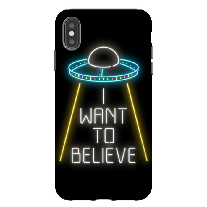 iPhone Xs Max StrongFit I want to believe by Laura Nagel