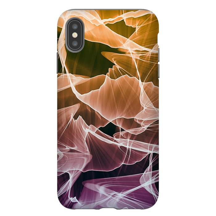 iPhone Xs Max StrongFit Abstract Carbon by Creativeaxle