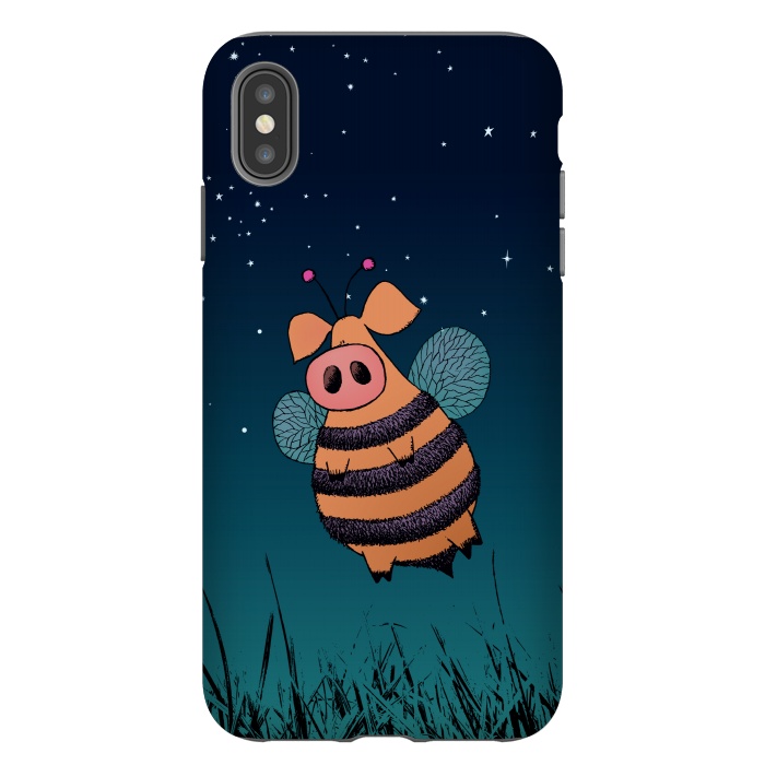 iPhone Xs Max StrongFit Bumblepig by Mangulica