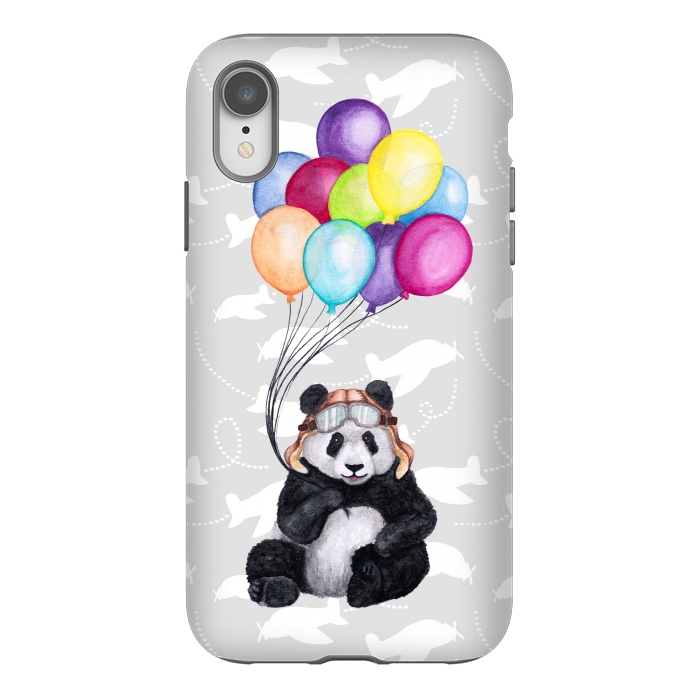 iPhone Xr StrongFit Aviator Panda by gingerlique