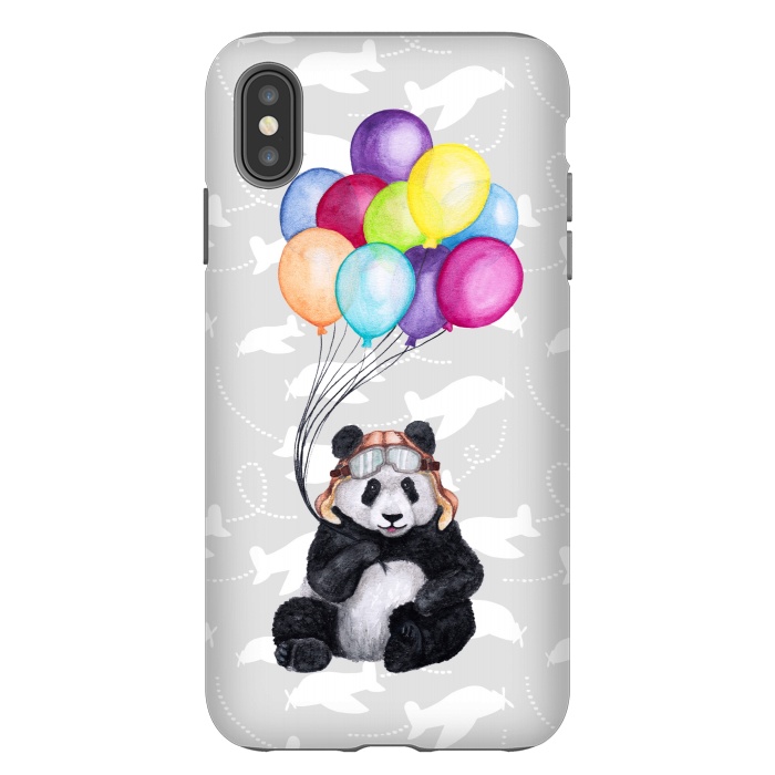 iPhone Xs Max StrongFit Aviator Panda by gingerlique