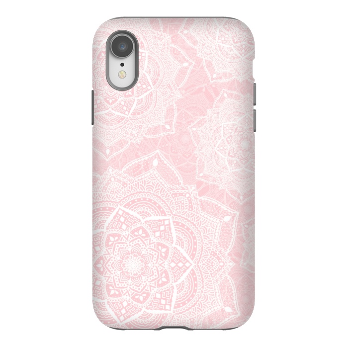 iPhone Xr StrongFit Pink mandalas by Jms