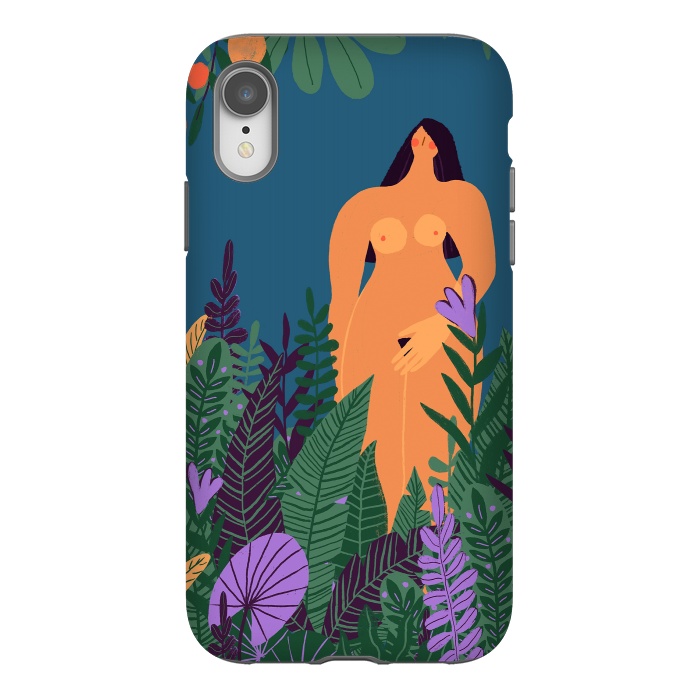 iPhone Xr StrongFit Eve - Nude Woman in Tropical Jungle by  Utart