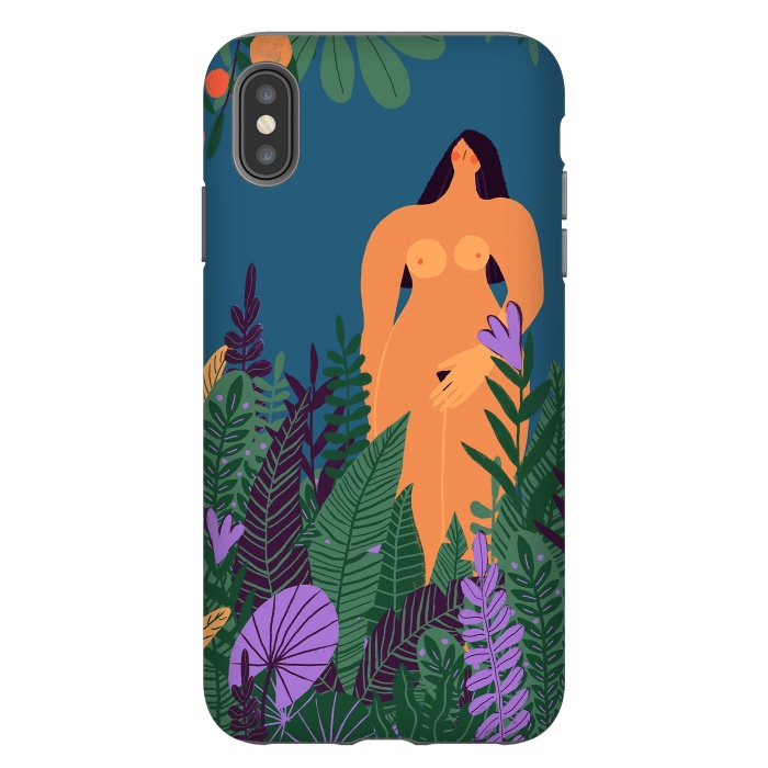 iPhone Xs Max StrongFit Eve - Nude Woman in Tropical Jungle by  Utart
