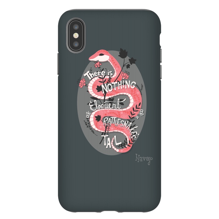 iPhone Xs Max StrongFit There is nothing as eloquent as a rattlesnake's tail by Jelena Obradovic