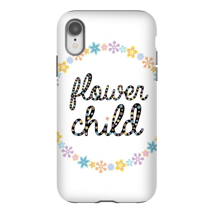 iPhone Xr StrongFit Flower child by Laura Nagel