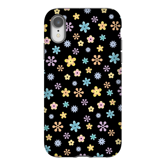 iPhone Xr StrongFit Flowers by Laura Nagel