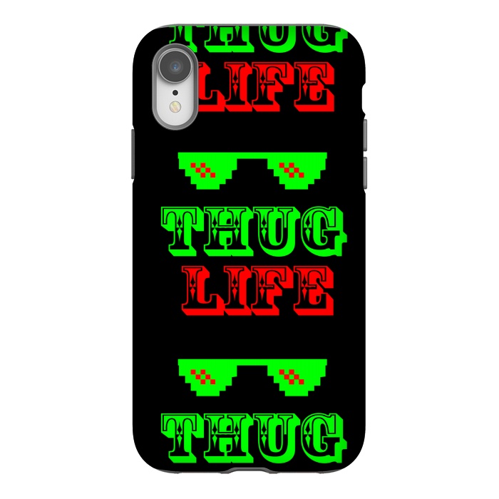 iPhone Xr StrongFit THUG LIFE by MALLIKA
