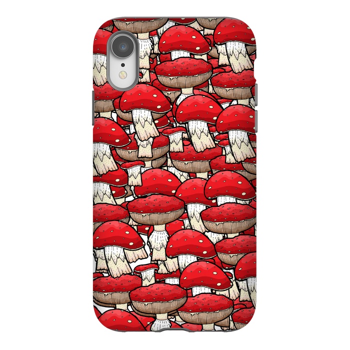 iPhone Xr StrongFit The red mushrooms by Steve Wade (Swade)