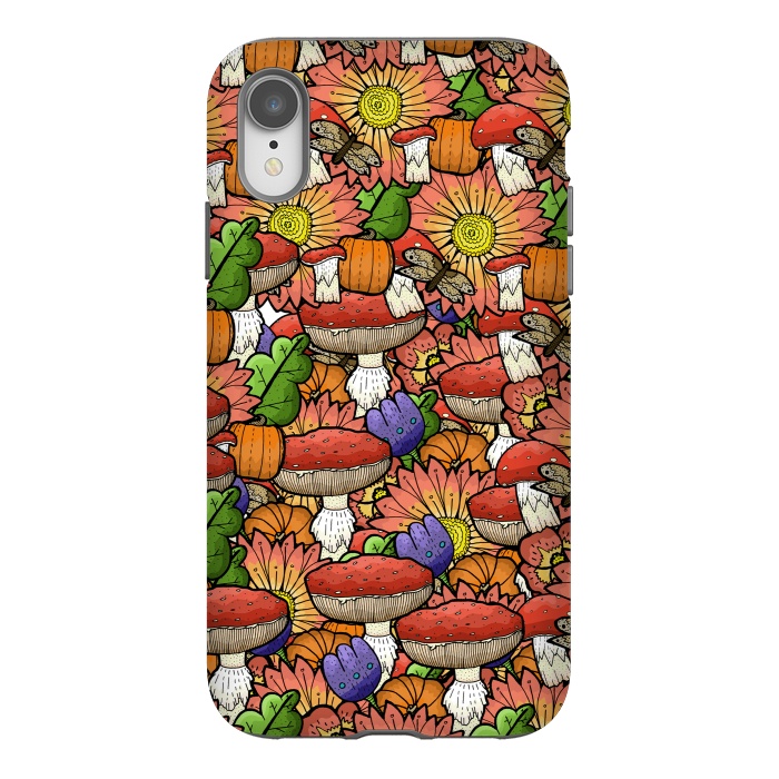 iPhone Xr StrongFit Autumn Pattern by Steve Wade (Swade)