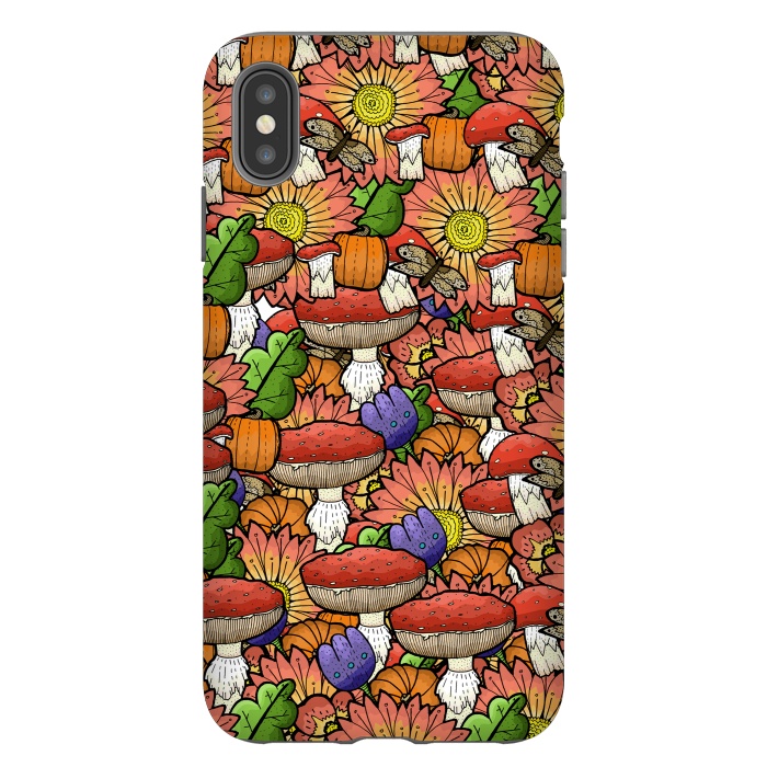 iPhone Xs Max StrongFit Autumn Pattern by Steve Wade (Swade)