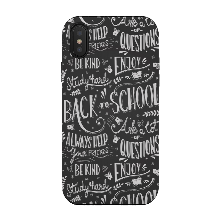 iPhone Xs / X StrongFit Back to school by Jelena Obradovic
