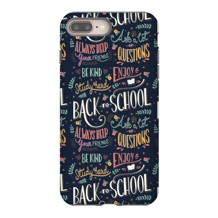 iPhone 7 plus StrongFit Back to school colorful by Jelena Obradovic