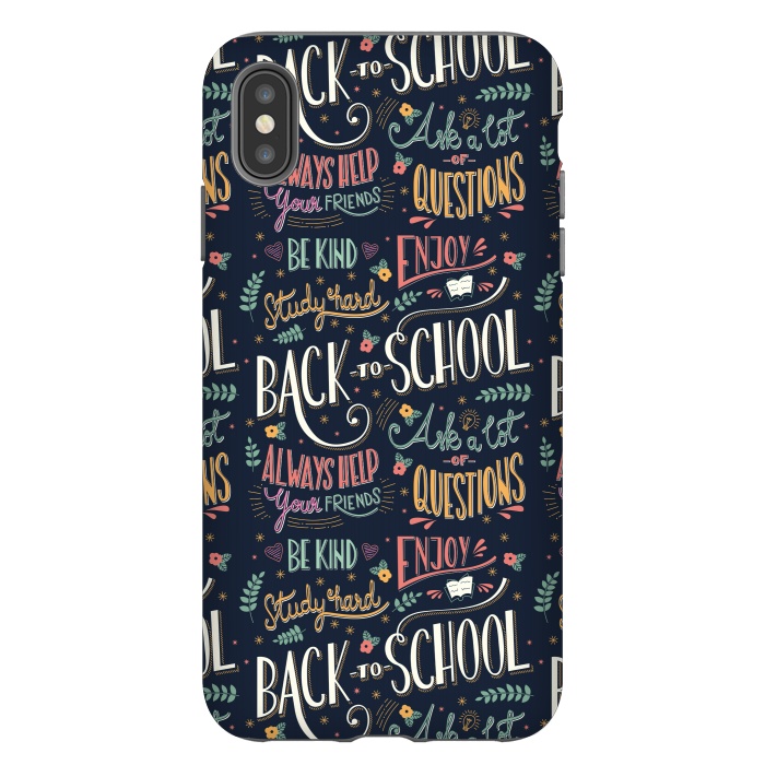iPhone Xs Max StrongFit Back to school colorful by Jelena Obradovic