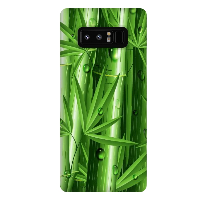 Galaxy Note 8 StrongFit Bamboo Jungle Zen by BluedarkArt