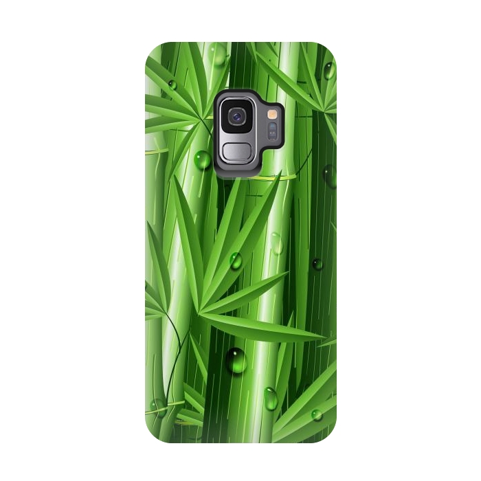 Galaxy S9 StrongFit Bamboo Jungle Zen by BluedarkArt