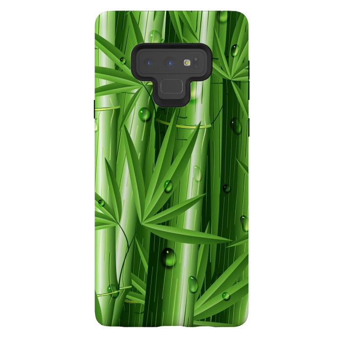 Galaxy Note 9 StrongFit Bamboo Jungle Zen by BluedarkArt