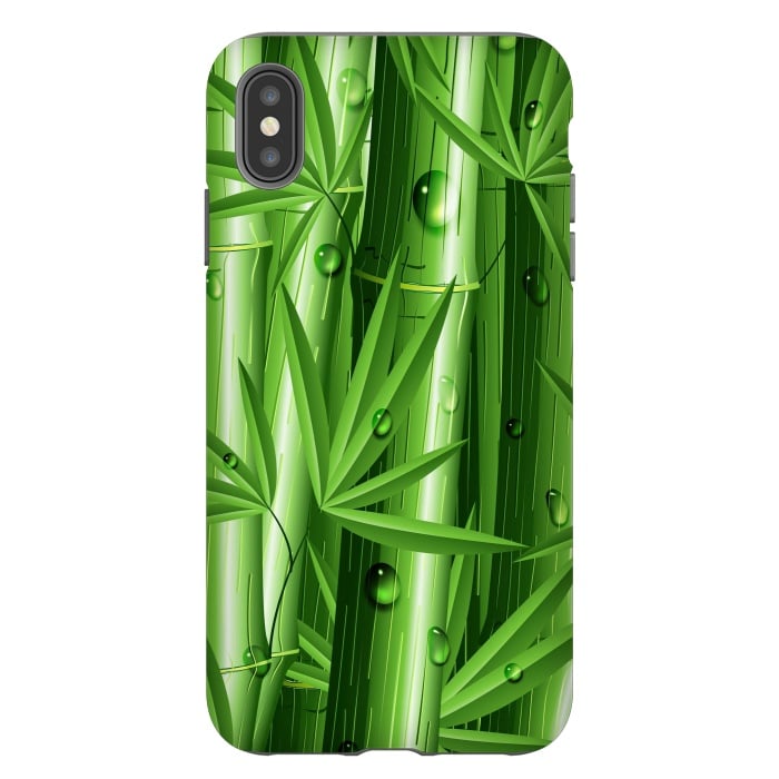 iPhone Xs Max StrongFit Bamboo Jungle Zen by BluedarkArt