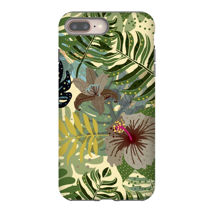 iPhone 7 plus StrongFit Jungle Foliage by  Utart