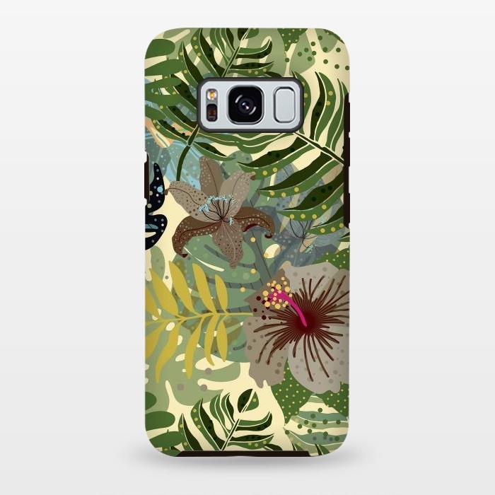 Galaxy S8 plus StrongFit Jungle Foliage by  Utart