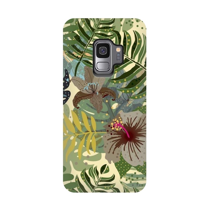 Galaxy S9 StrongFit Jungle Foliage by  Utart
