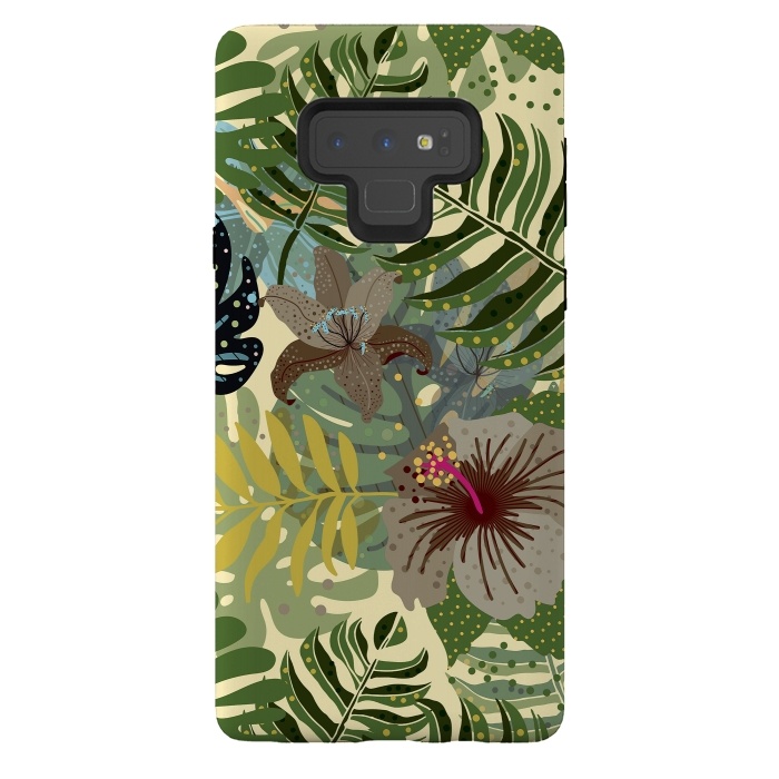 Galaxy Note 9 StrongFit Jungle Foliage by  Utart
