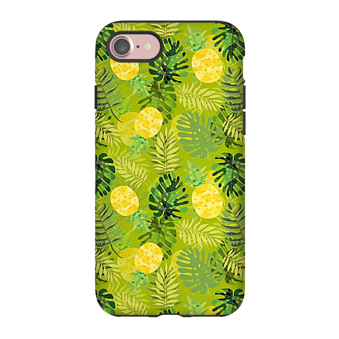 iPhone 7 StrongFit Eve's colorful pineapple garden Jungle by  Utart