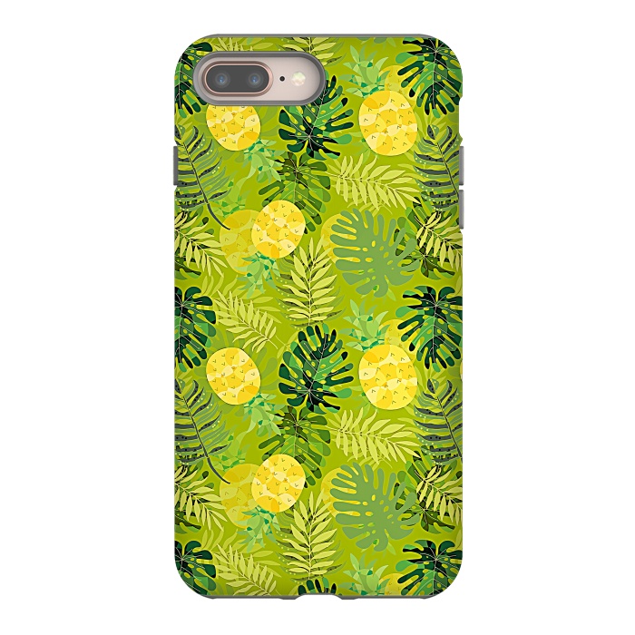 iPhone 7 plus StrongFit Eve's colorful pineapple garden Jungle by  Utart