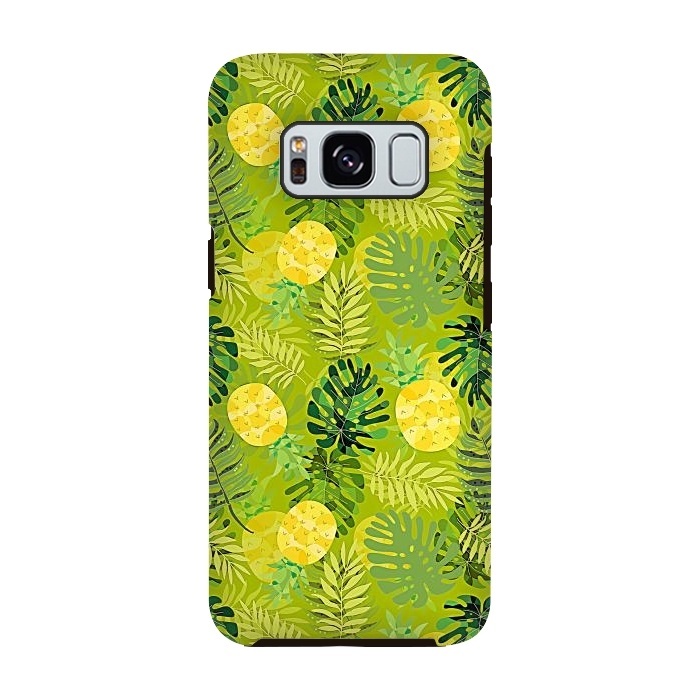 Galaxy S8 StrongFit Eve's colorful pineapple garden Jungle by  Utart