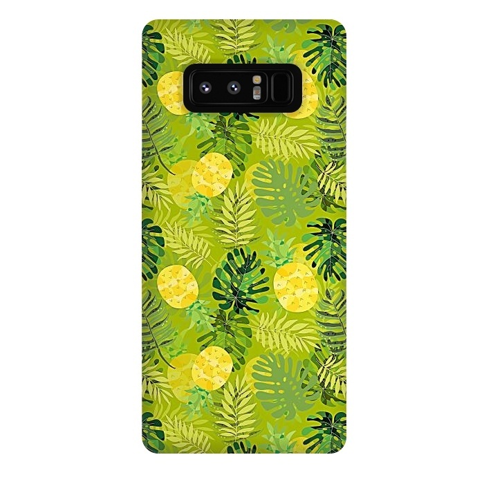 Galaxy Note 8 StrongFit Eve's colorful pineapple garden Jungle by  Utart