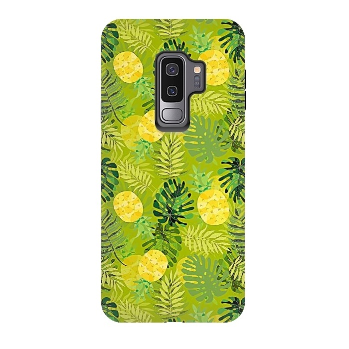 Galaxy S9 plus StrongFit Eve's colorful pineapple garden Jungle by  Utart