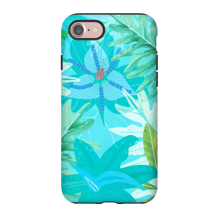 iPhone 7 StrongFit Eve's blue Aroma Garden by  Utart