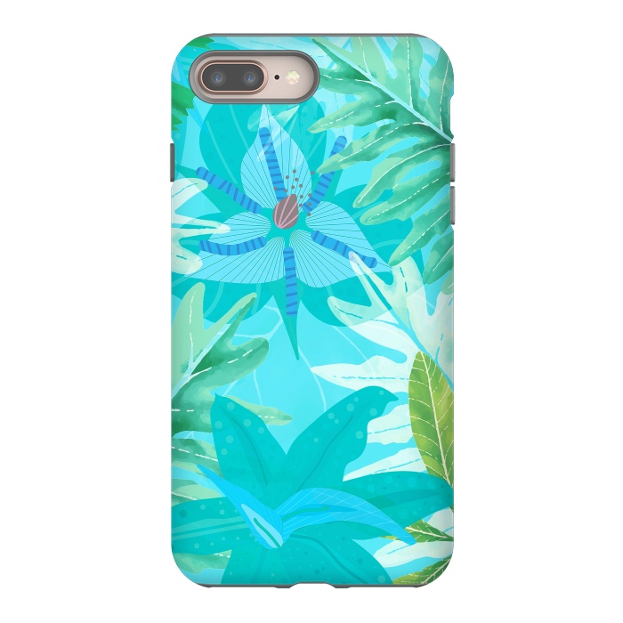iPhone 7 plus StrongFit Eve's blue Aroma Garden by  Utart