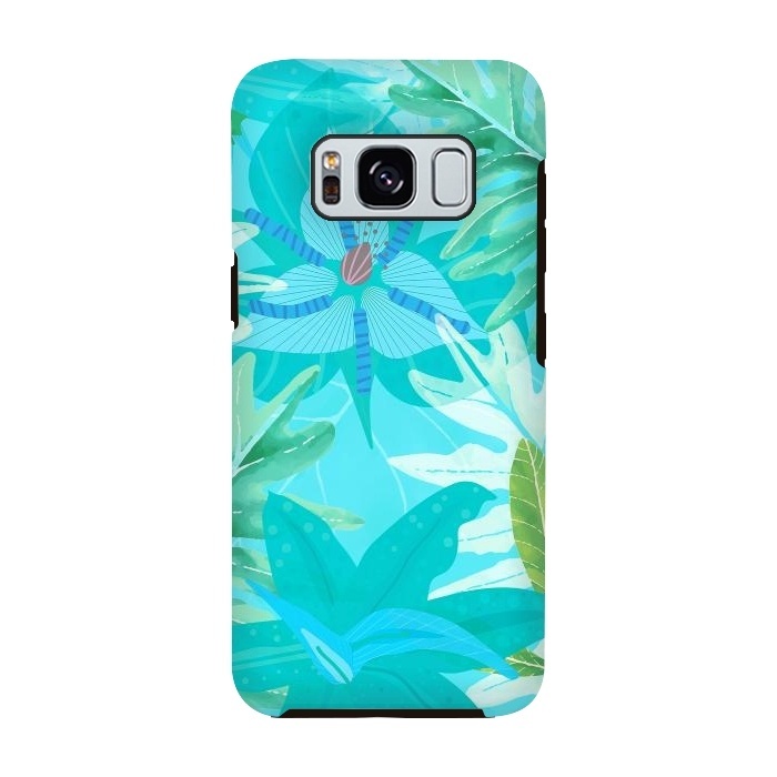 Galaxy S8 StrongFit Eve's blue Aroma Garden by  Utart