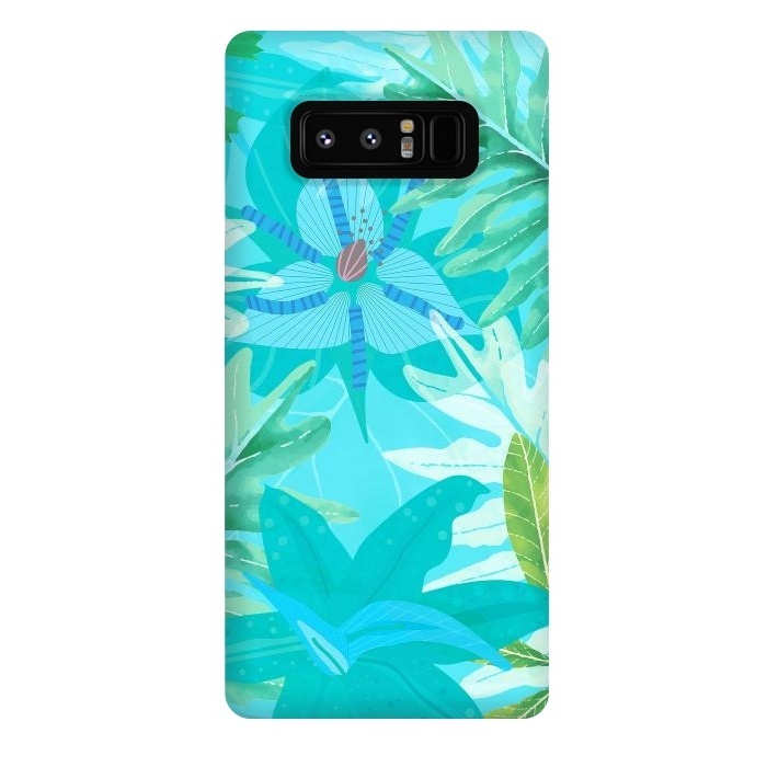 Galaxy Note 8 StrongFit Eve's blue Aroma Garden by  Utart