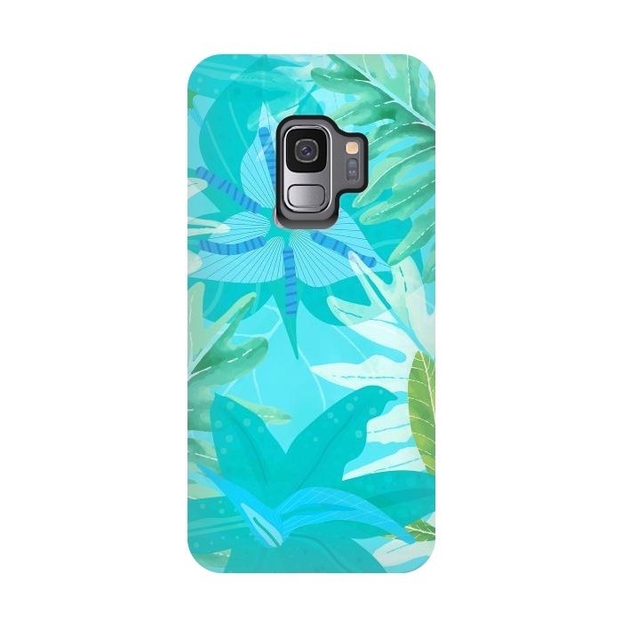 Galaxy S9 StrongFit Eve's blue Aroma Garden by  Utart