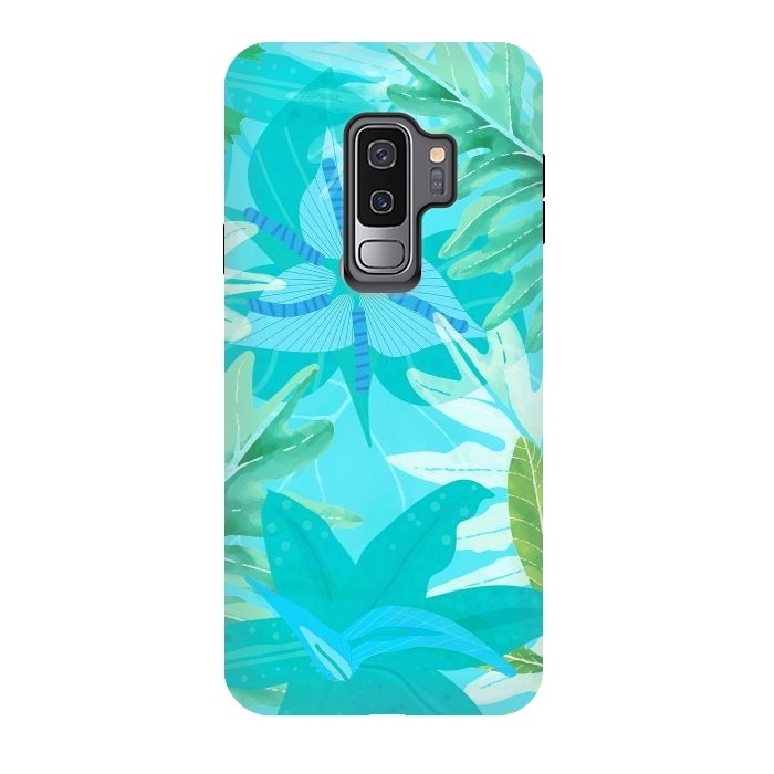 Galaxy S9 plus StrongFit Eve's blue Aroma Garden by  Utart