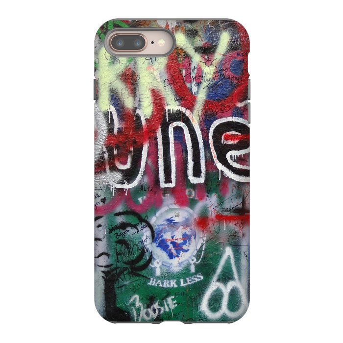 iPhone 7 plus StrongFit Graffiti Grunge Wall Art by Andrea Haase