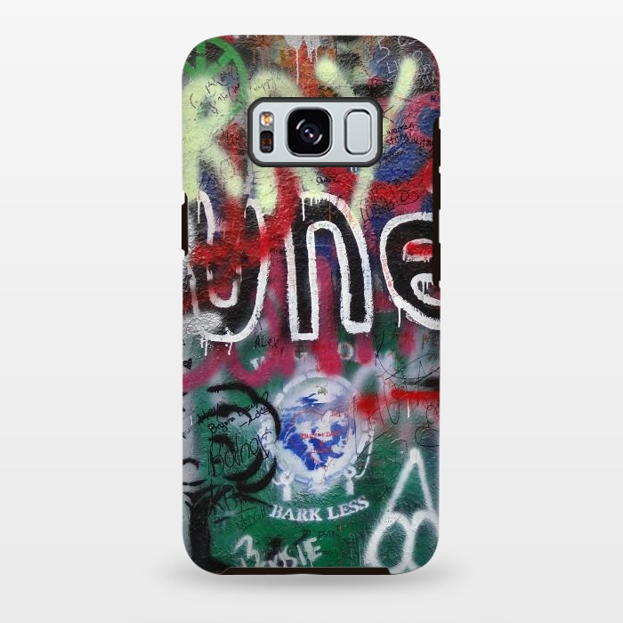 Galaxy S8 plus StrongFit Graffiti Grunge Wall Art by Andrea Haase